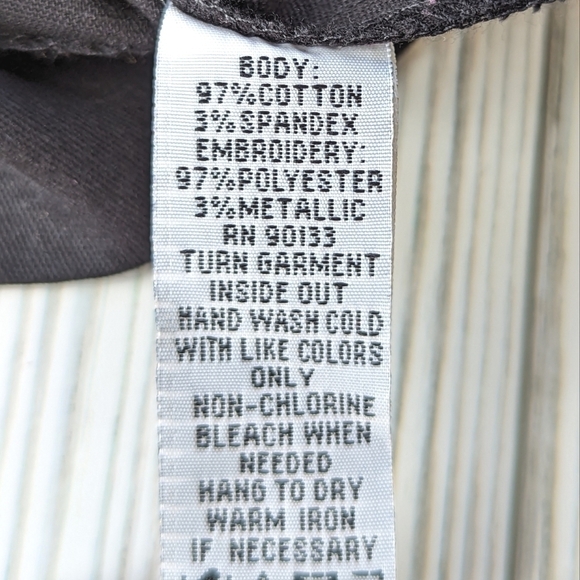 Bob Mackie Vintage Embroidered Cut Out Jacket in Black Pink and White Size Small - Picture 9 of 13